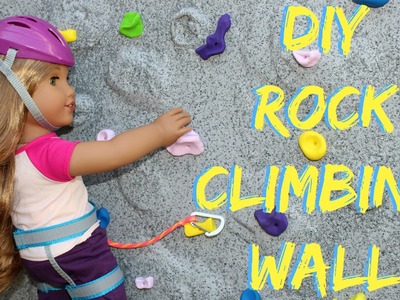 DIY American Girl Rock Wall Craft