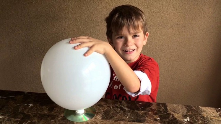 DIY CD and Balloon Hover craft - Science for Kids