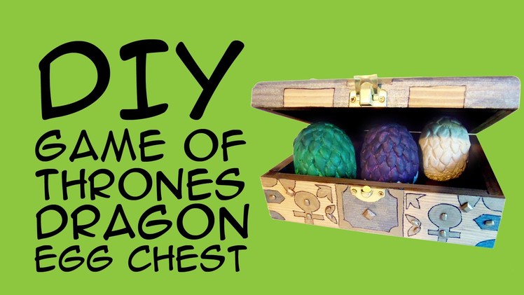 DIY Game of Thrones Dragons Egg Chest: Crafty McFangirl Tutorial