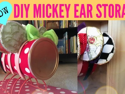 DIY Mickey Mouse Ear Storage