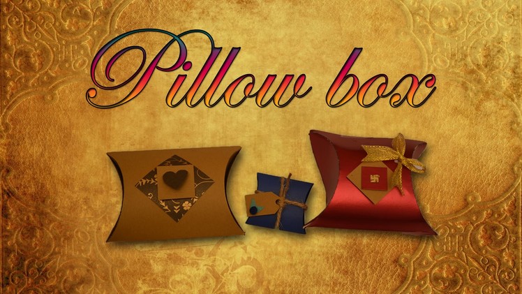 DIY : Pillow Box| Best Out Of Waste | Children Art & Craft