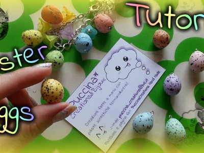 DIY: Tutorial uova pasquali. easter eggs (Fimo.Polymer Clay) | PuccinaCreations