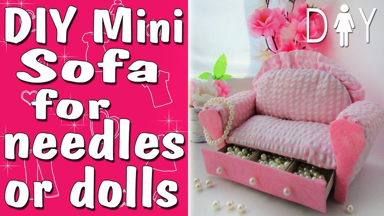 Doll Furniture or The Needle Bar DIY Tuttorial | How to make the Barbie Doll Furniture
