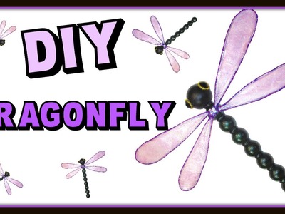 Dragonfly with Resin Wings Home Decor DIY Project ~ Craft Klatch