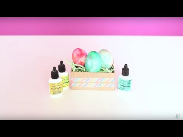 Easter Craft: DIY Color Burst Easter Eggs