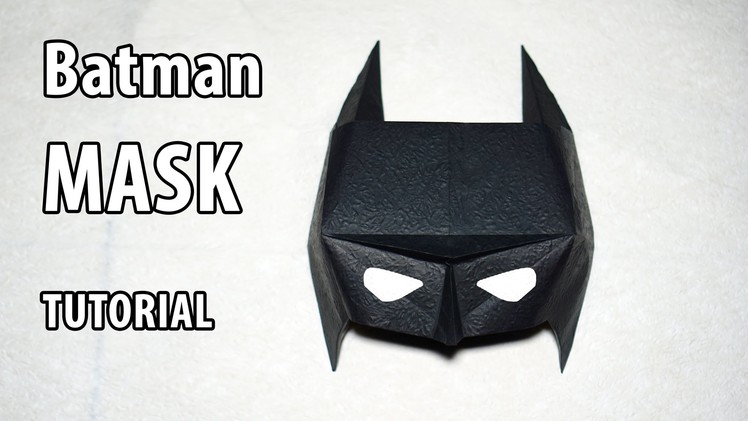 Easy Origami Batman mask tutorial - DIY (Henry Phạm)