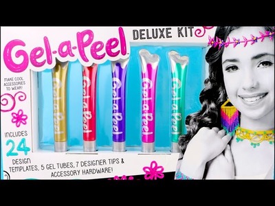 Gel-A-Peel Sparkle Gel Silicone Pens! Deluxe Set DIY Craft Jewelry Maker