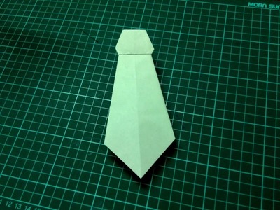How to make origami paper neck tie | Origami. Paper Folding Craft, Videos & Tutorials.