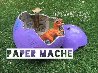 Kids Craft Paper Mache Dinosaur Egg - Mummy Maker