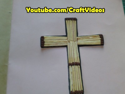Matchstick Craft Ideas For Kids (Good Friday Cross)