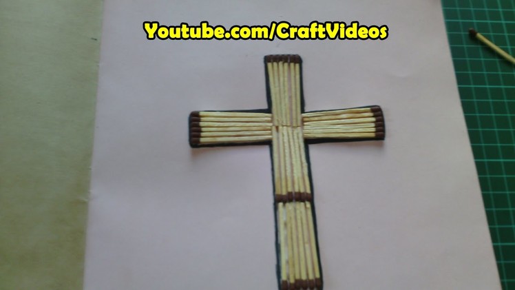 Matchstick Craft Ideas For Kids (Good Friday Cross)