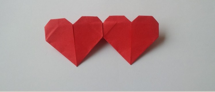 Origami - Double Heart - Craft tutorial