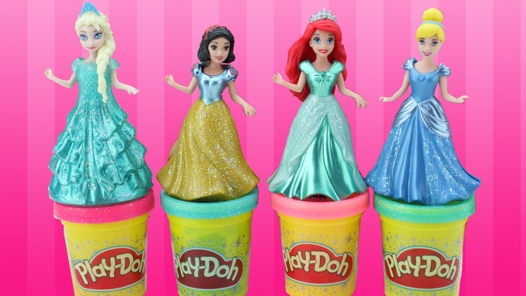 Play Doh Craft | Disney Princess Magic Clip Compilation | Rapunzel Frozen Elsa Anna | AmuzingToyz