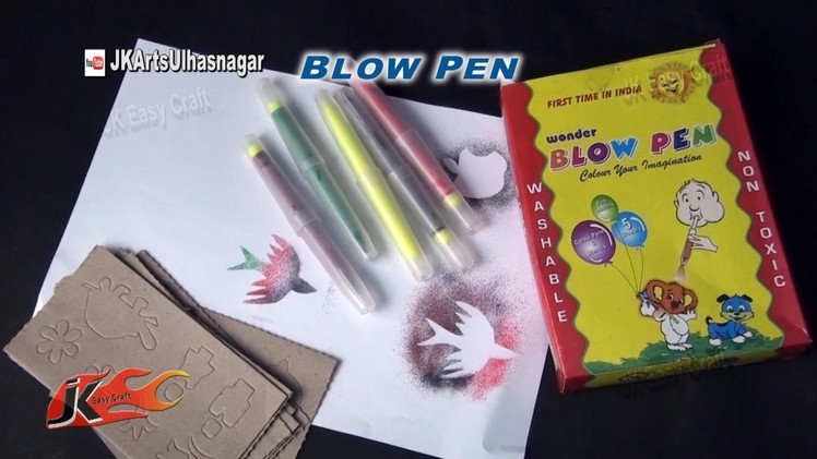 Spray Painting with Blow Pens | JK Easy Craft 126