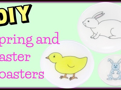 Spring Easter Coasters DIY ~ Another Coaster Friday Craft Klatch