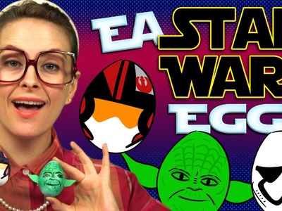 Star Wars Easter Egg Craft - Storm Trooper, Yoda & Poe | Arts and Crafts with Crafty Carol
