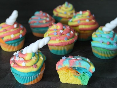 Unicorn Rainbow Cupcakes | Mac B Bakes The Cakes