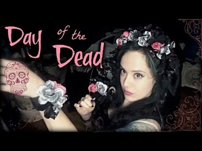 Day of the Dead Flower Headpiece and Accessories | DIY