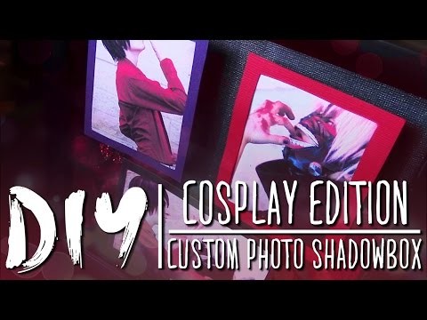 DIY : Custom photo Shadowbox : COSPLAY EDITION
