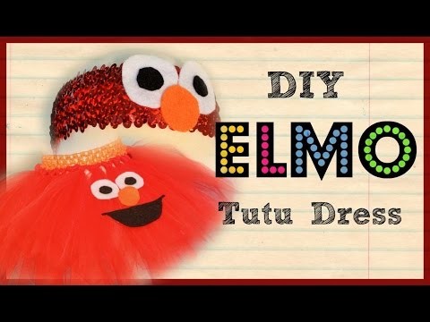 DIY - Elmo Birthday Tutu Set