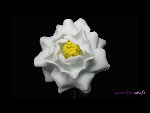 DIY Foam Flowers : Gardenia Style 2