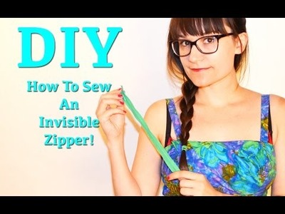 DIY How to Sew an Invisible Zipper