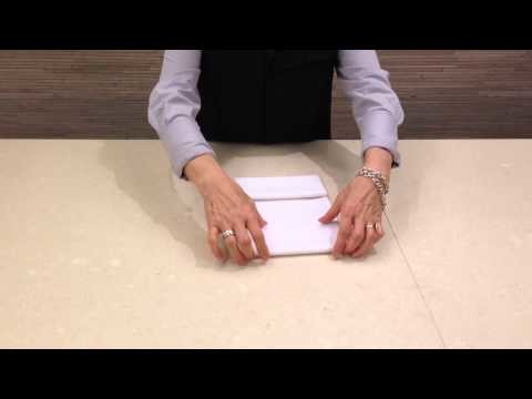 DIY Napkin: Standard Fold