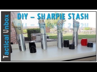 DIY - Sharpie Marker Secret Hidden Stash