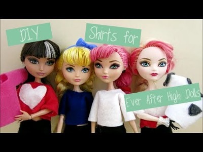 DIY Shirts for Ever After High Doll.Monster High Doll