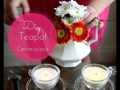 DIY Teapot Centerpiece as seen on Ireland AM | A Style of Living