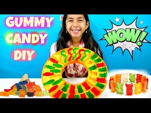 GUMMY CANDY MAKER |DIY Gummy Bears Fish Worms|B2cutecupcakes