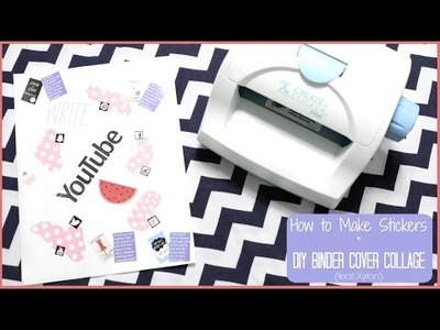 How to Make Stickers + DIY Binder Cover Collage (feat. Xyron) | Alexa’s DIY Life
