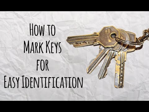 How to Mark Keys for Easy Identification -  Master of DIY - Creative Ideas For Home