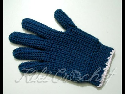 Crochet Gloves with Fingers (part 2)