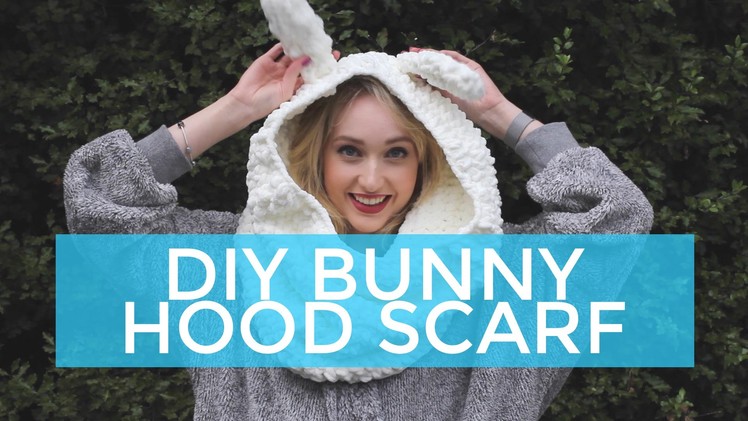 DIY Bunny Hood Scarf \\ Confetti Avenue
