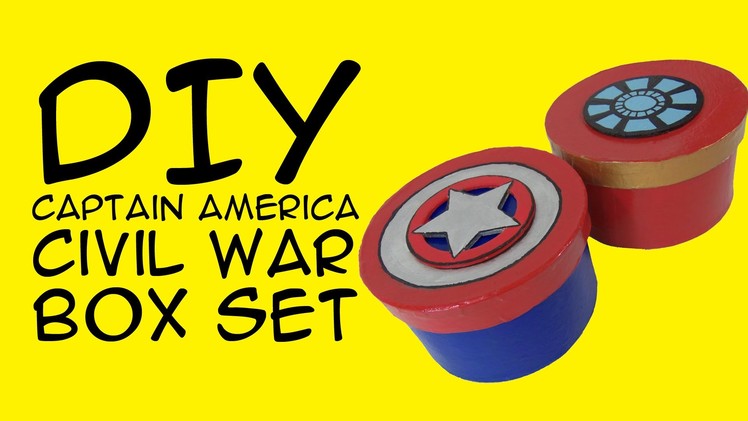 DIY Captain America Civil War Box Set: Crafty McFangirl Tutorial