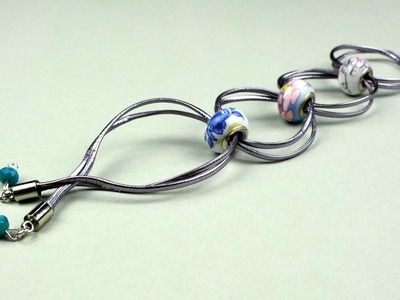 DIY Charm Beads Bracelet