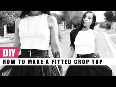DIY: How To Make A Fitted Crop Top | Easy Sewing | Scarlet Aura
