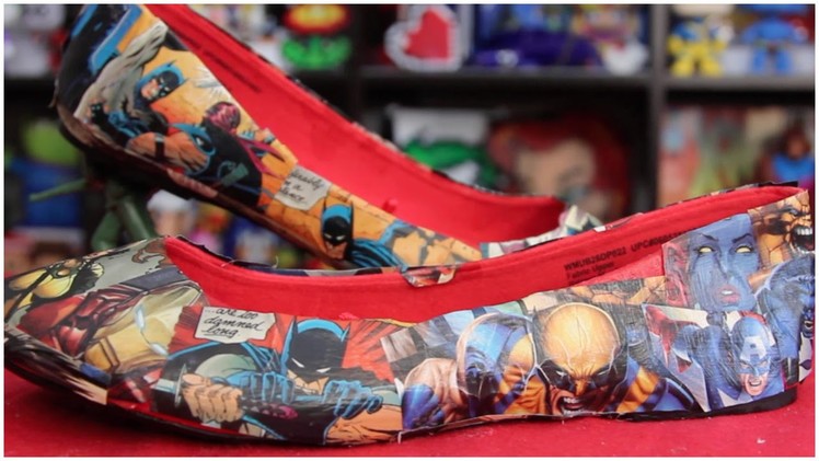 Pinterest Do, Don't or Maybe? DIY Comic Book Shoes