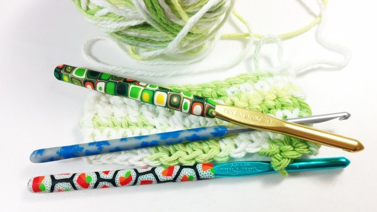 Polymer Clay Covered Crochet Hooks