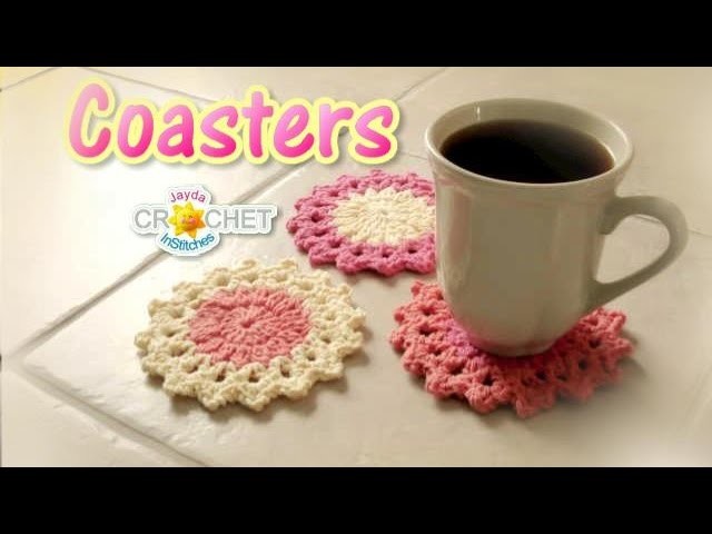 Crochet a Drink Coaster!  - How to Crochet a Classic Round Motif