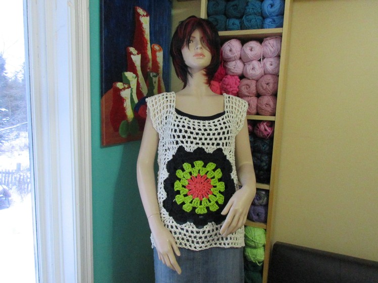 Crochet blusa de verano   con Ruby Stedman
