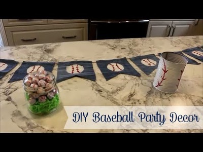 DIY Baseball Party Decor