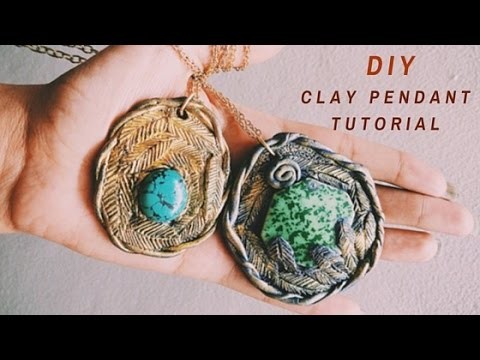 DIY Clay Pendant Tutorial