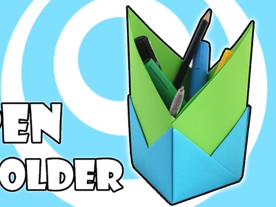 DIY: Origami Pen Holder Instructions (4 Units)