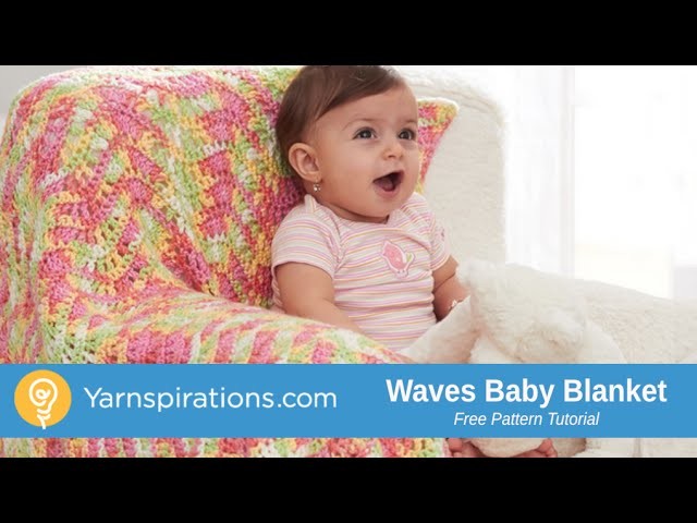 How To Crochet a Baby Blanket: Waves