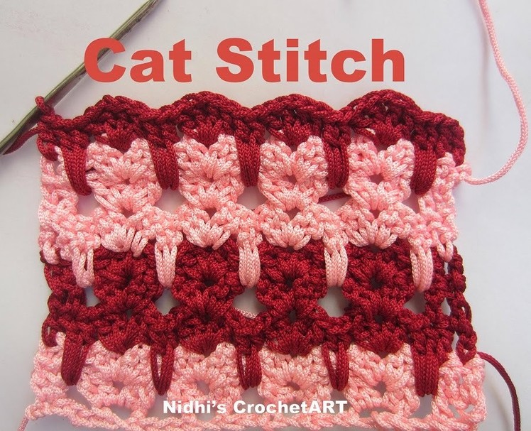 How To Crochet- CAT Stitch Tutorial