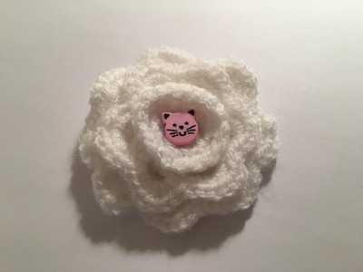 How to crochet peach blossom