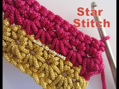 How To Crochet- STAR Stitch Tutorial