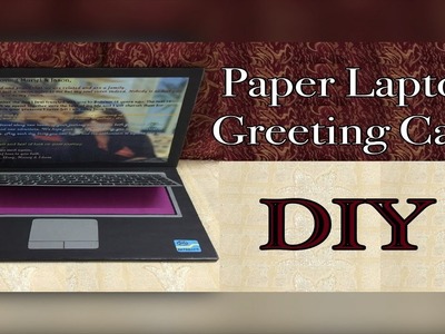 Paper Laptop Greeting Card DIY